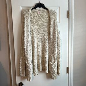 Mossimo off-white cardigan, worn once, extremely soft, size L